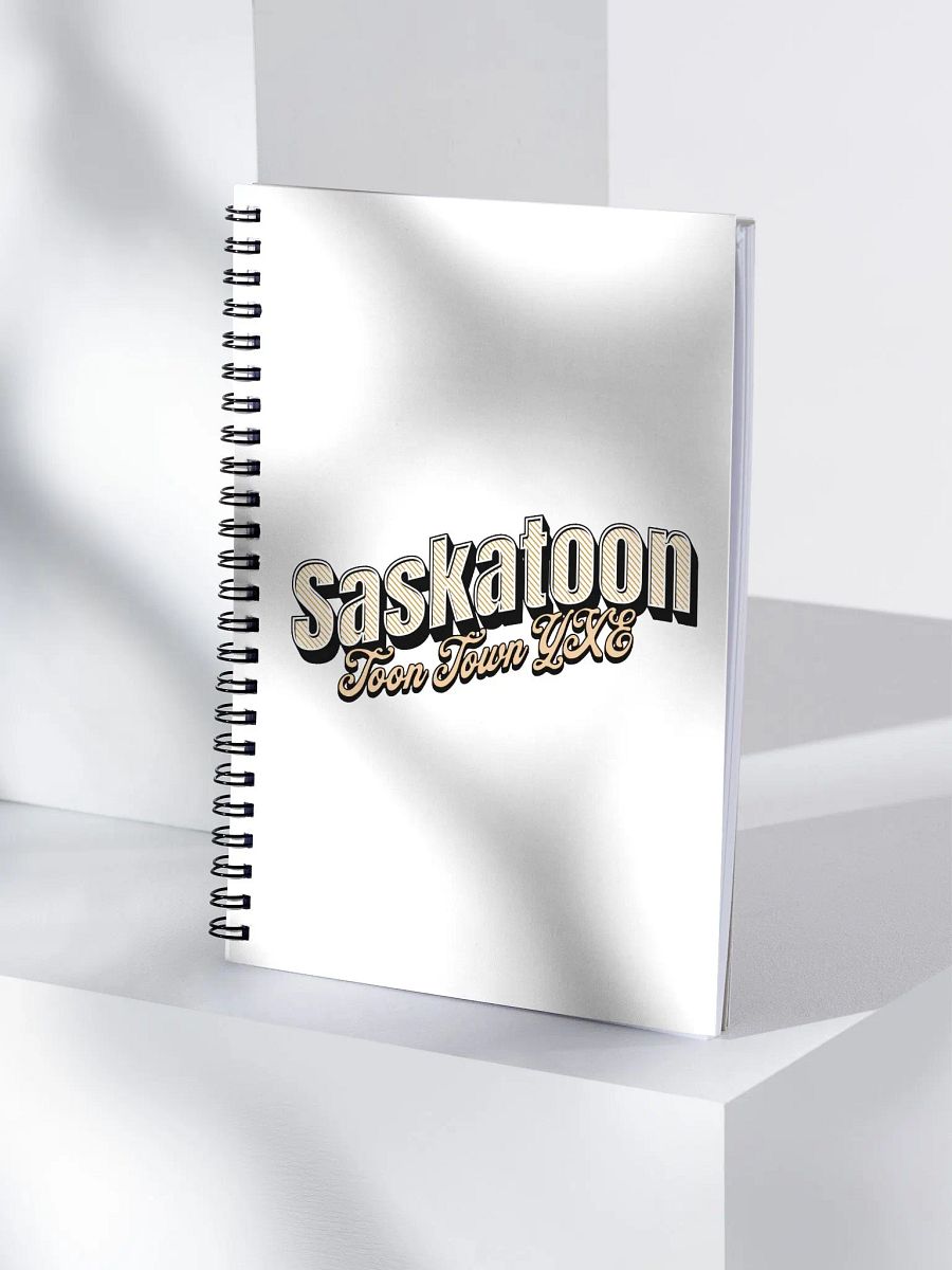 Saskatoon Toon Town YXE Spiral Notebook product image (3)