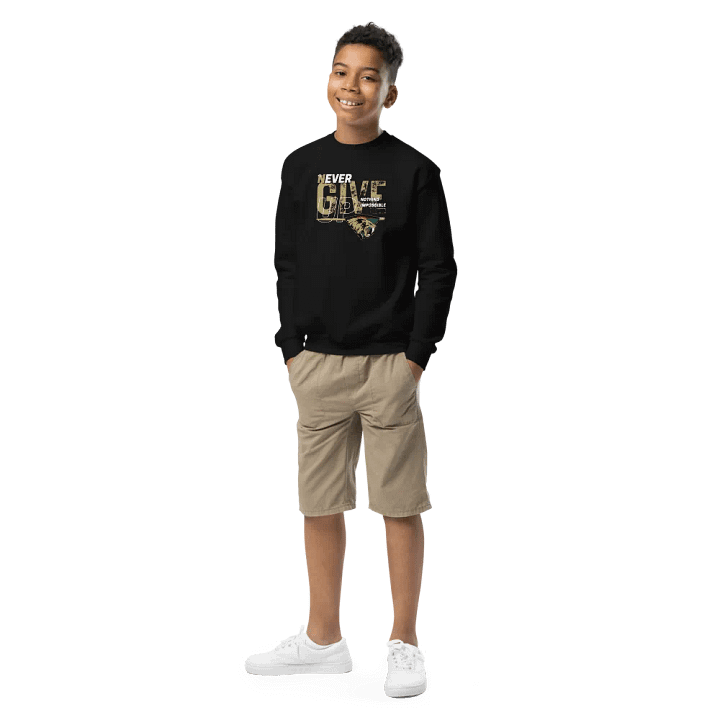 San Jose SaberCats Kids Crew Sweater by Gildan product image (2)