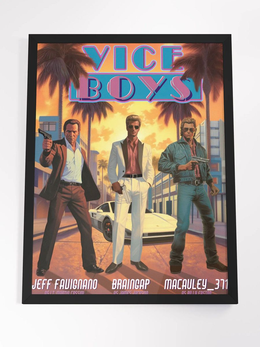 Vice Boys Miami Sunset Framed Poster product image (4)
