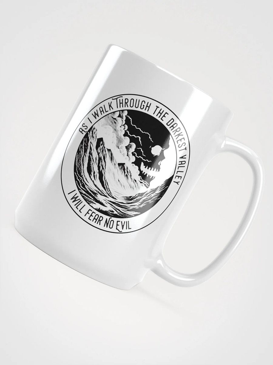 Inspirational Ceramic Mug - 15oz - 'As I Walk Through the Darkest Valley' Design product image (4)