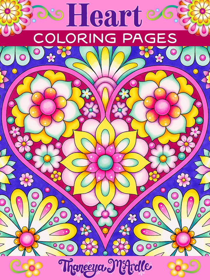 Heart Coloring Pages product image (1)