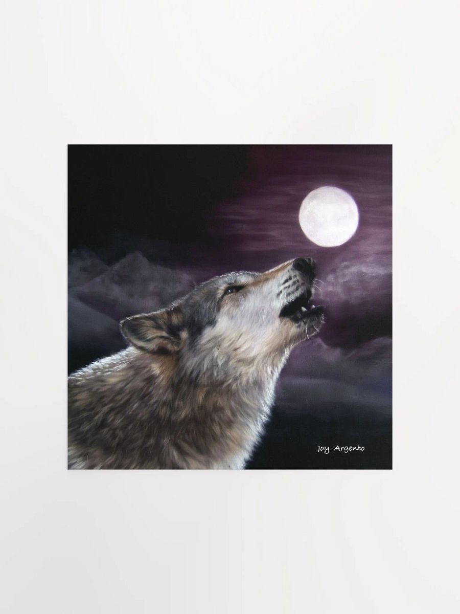 Howling at the Moon Print product image (1)