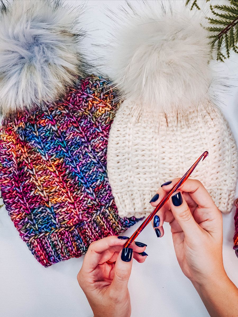 Juniper Knit-Look Crochet Hat Free Pattern (10 Sizes) product image (3)