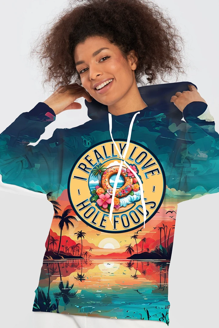 Funny Donut All Over Print Hoodie product image (1)
