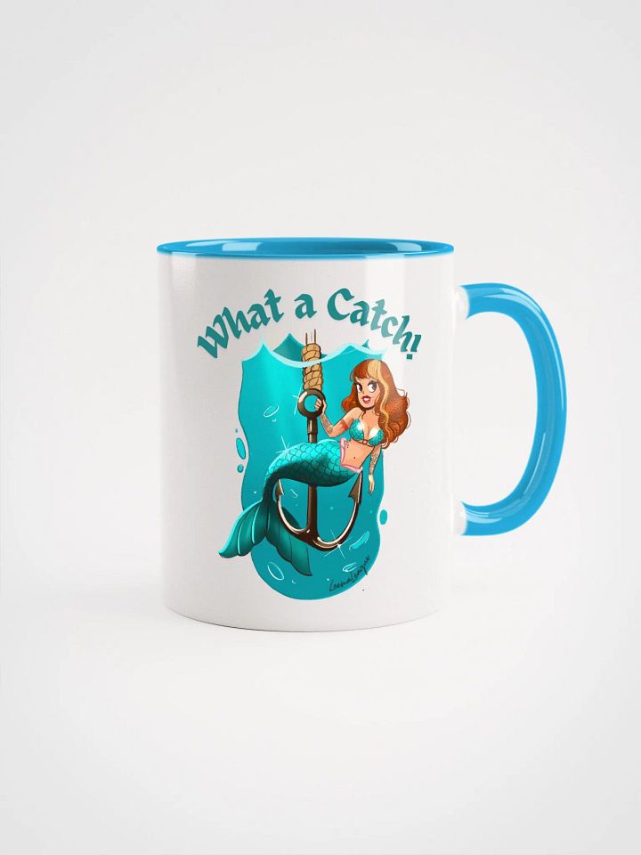 What a catch mermaid mug product image (1)