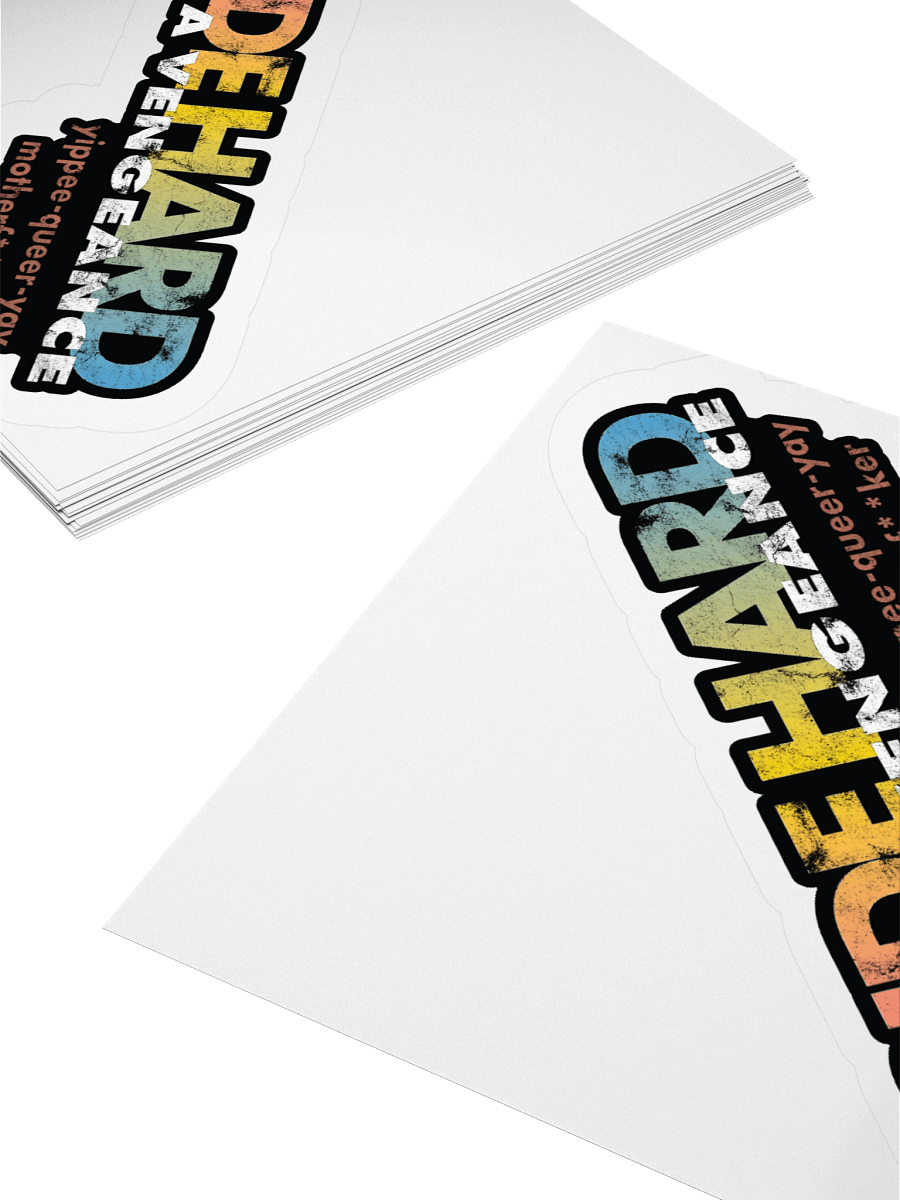 Pansexual "Pride Hard" Sticker product image (4)