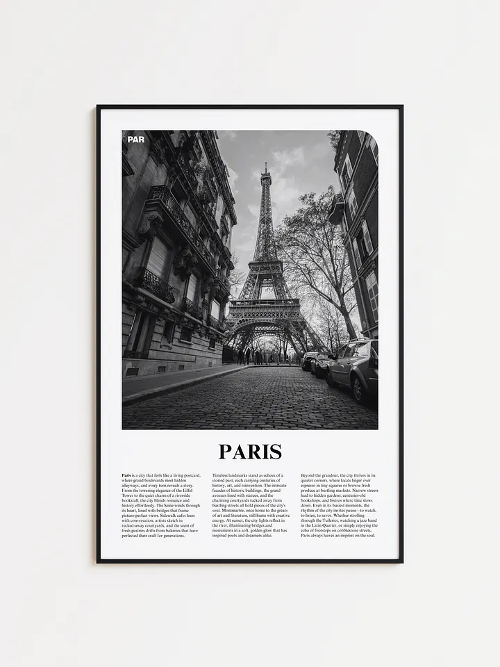 Paris 02 Newspaper Poster product image (1)