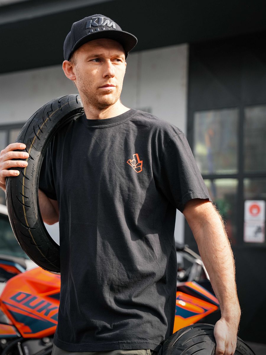 BRAAP Black and Orange T-shirt product image (4)