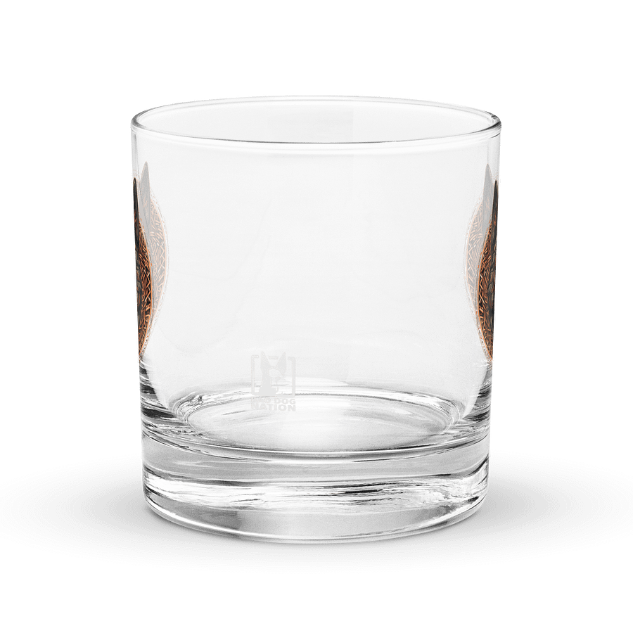 Norse Warrior Dog Whiskey Rocks Glass product image (2)