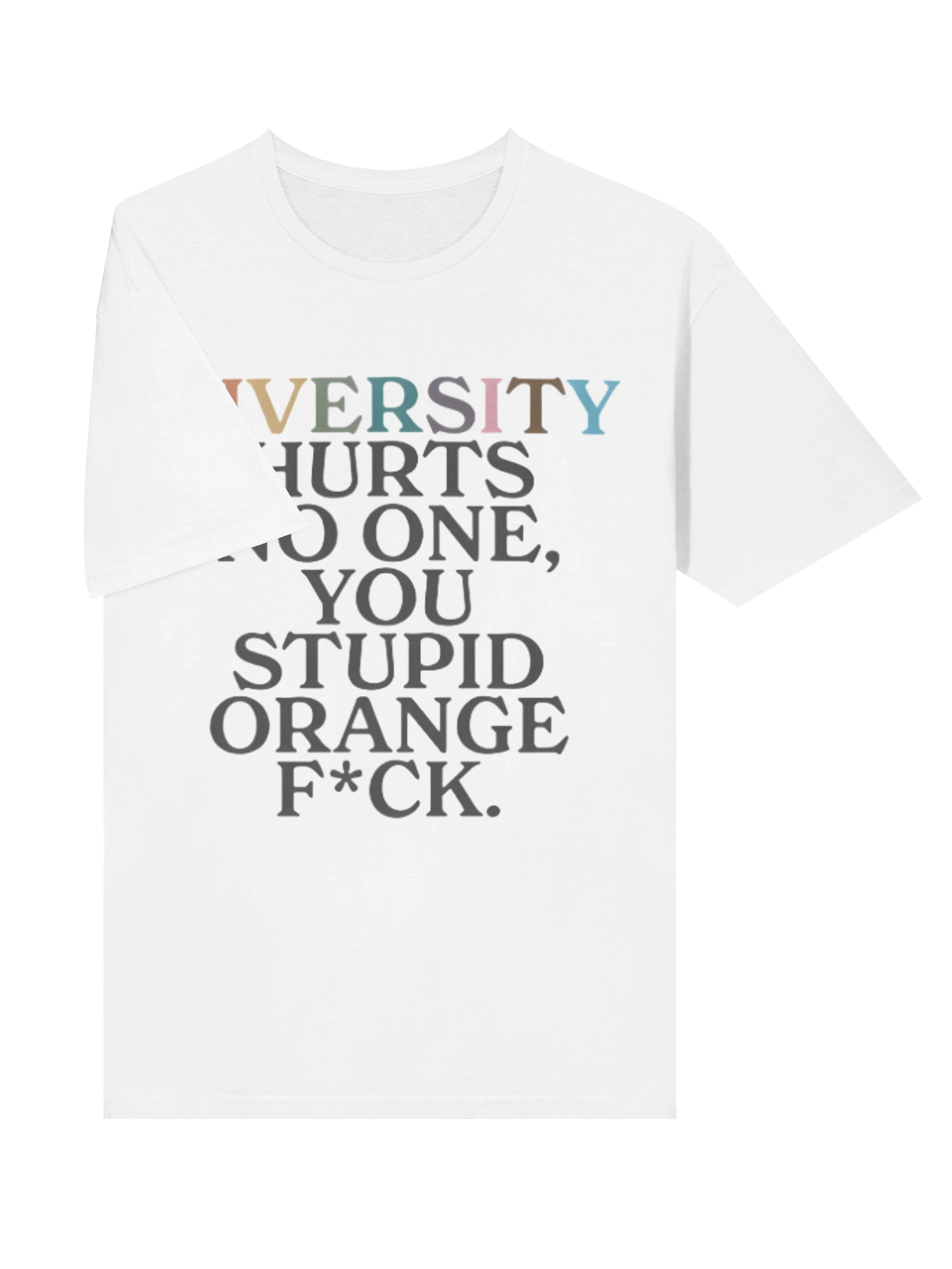 Diversity Hurts No One You Stupid Orange F*** T-Shirt product image (3)