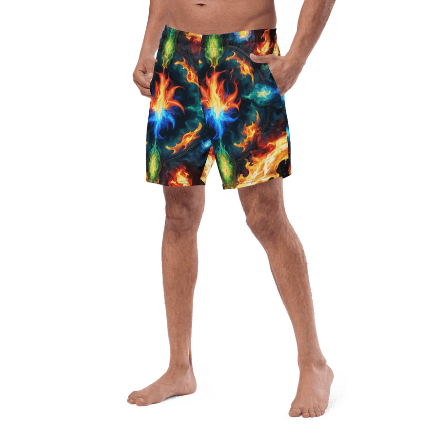 Ethereal Flame All-Over Swim Trunks product image (7)