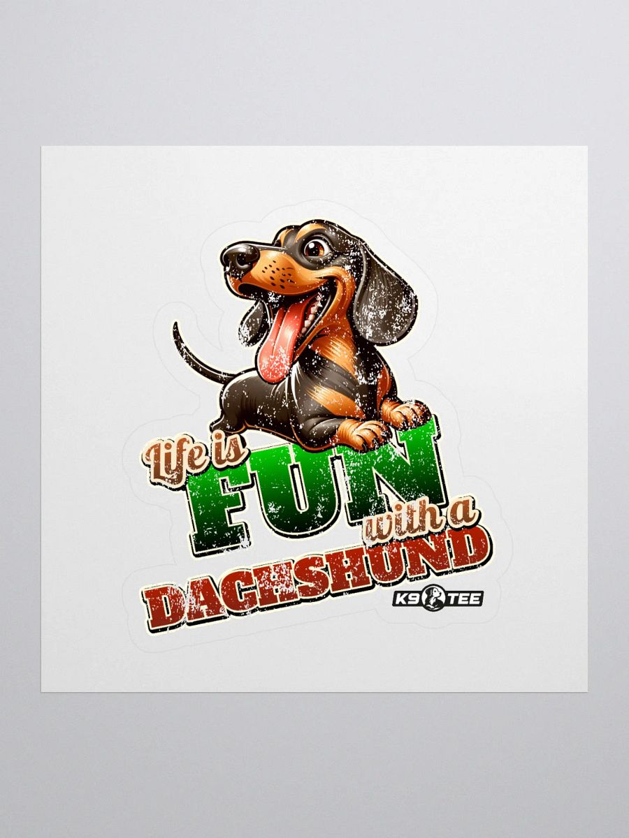 Dachshund Delight Kiss Cut Stickers product image (1)