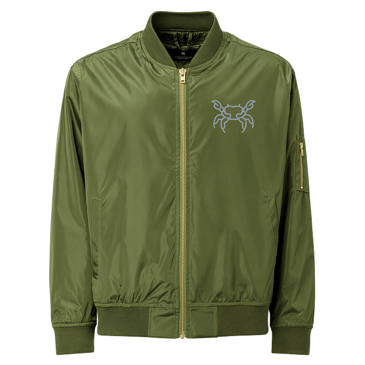 Stylish Silhouette Crab Bomber Jacket product image (2)