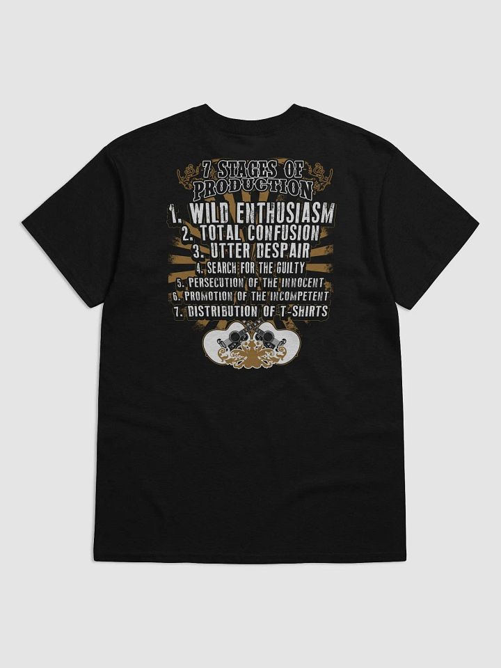 Crew Shirt - 7 Stages of Production - Dbl Sided Print product image (2)