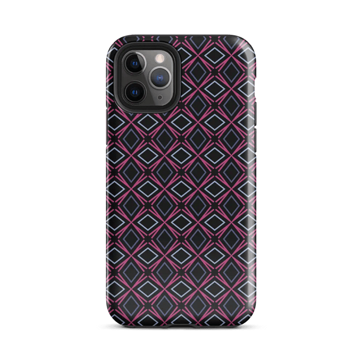 Geometric Illusion Pattern Tough iPhone Case product image (2)