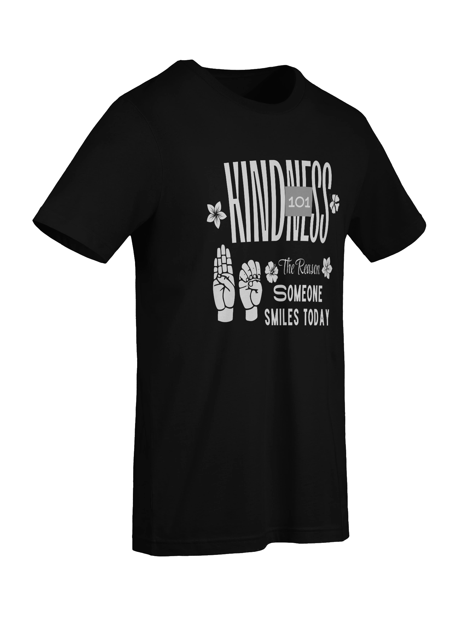 Kindness 101 Tee – ASL Inspired Positivity Design product image (89)