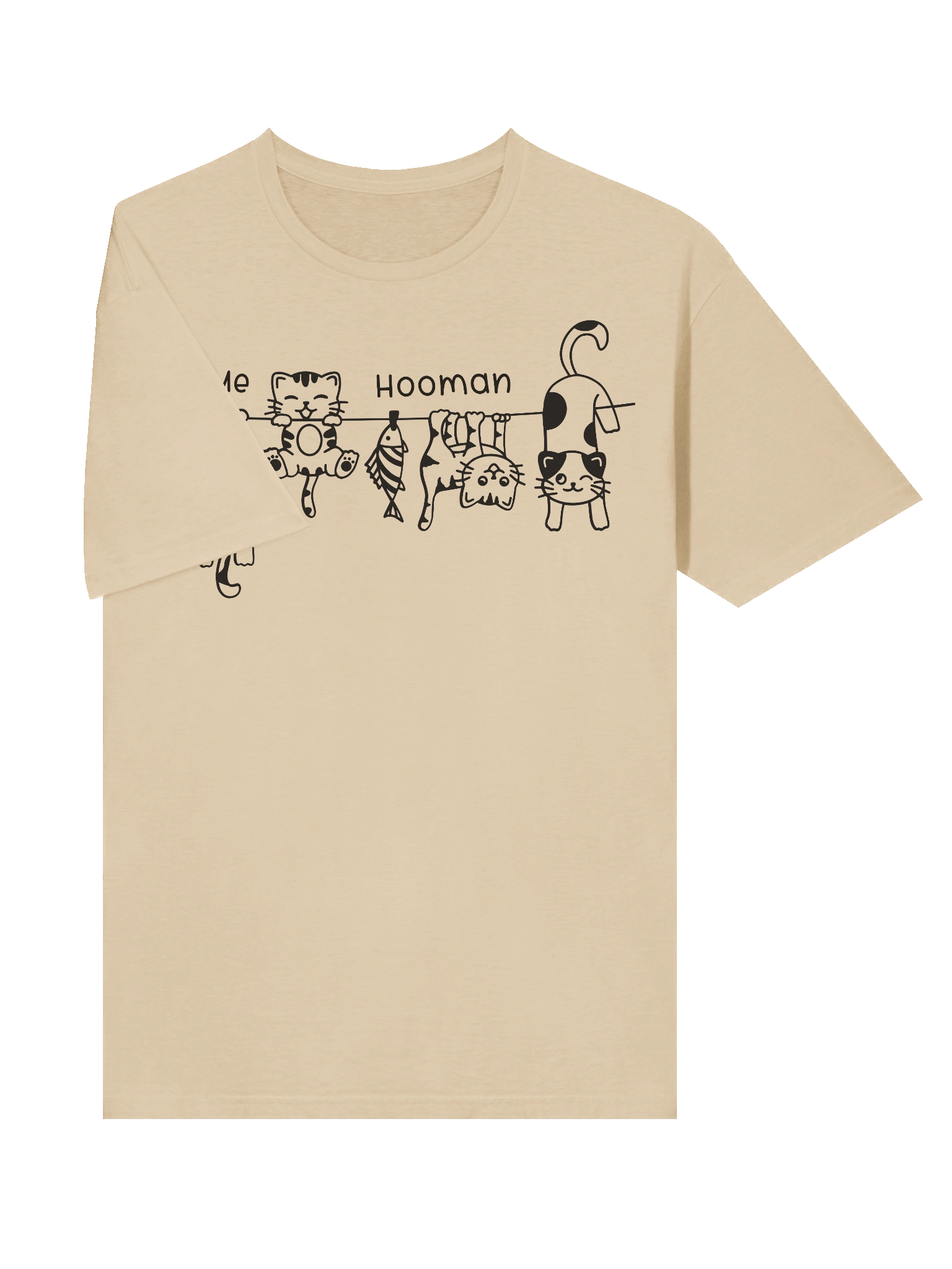 Pet Me Hooman Hanging Cats T-Shirt product image (26)