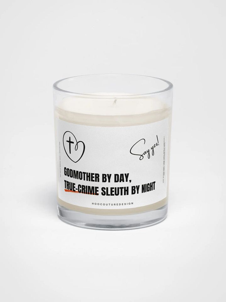 Funny gift for a godmother - Godmother by day - Soy wax vegan candle product image (2)
