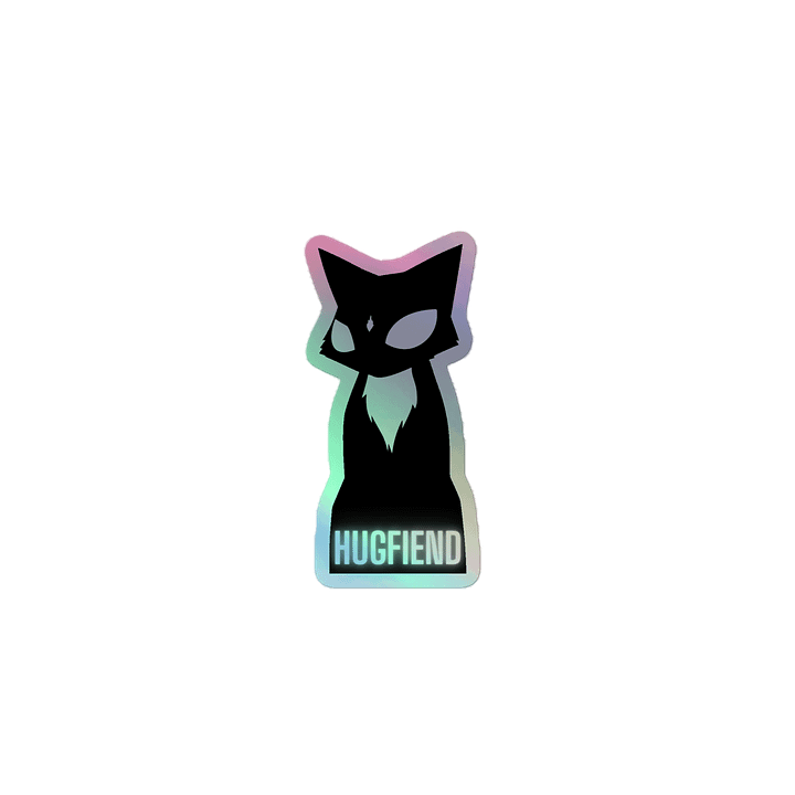 Minimalist Ube Holographic Sticker product image (1)