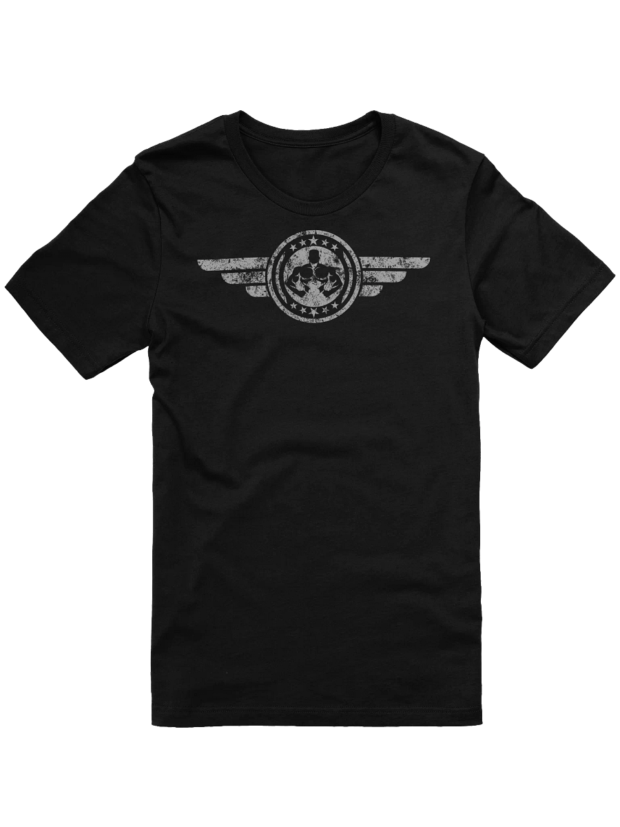 Distressed Bodybuilding Emblem T-Shirt | Fitness Coach Gym Apparel | Vintage Muscle Graphic Tee product image (2)