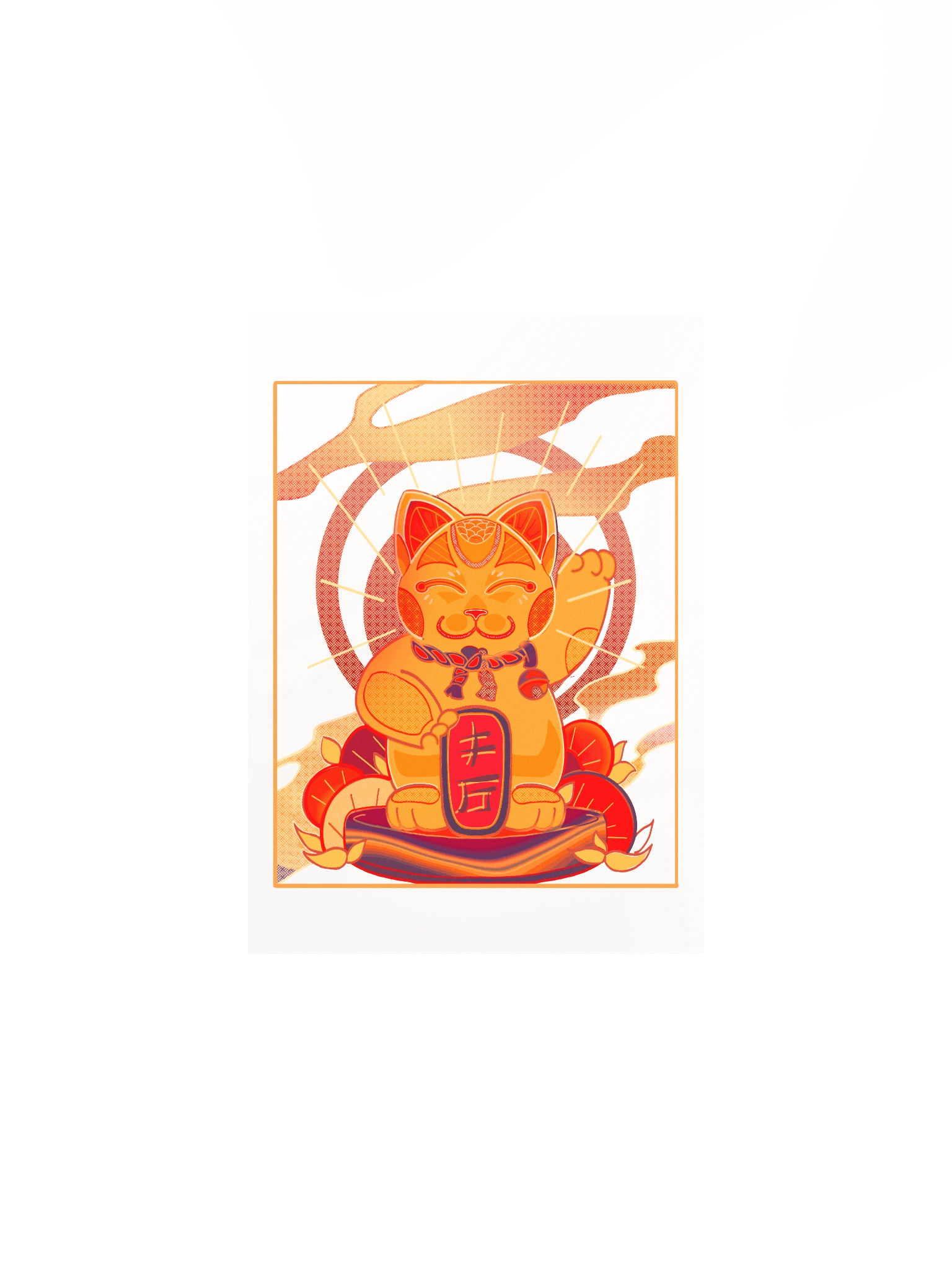 Maneki Cat Illustration product image (1)