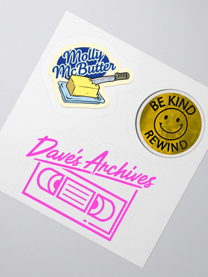 Dave’s Archives Sticker Set of Pure Retro Delight product image (2)