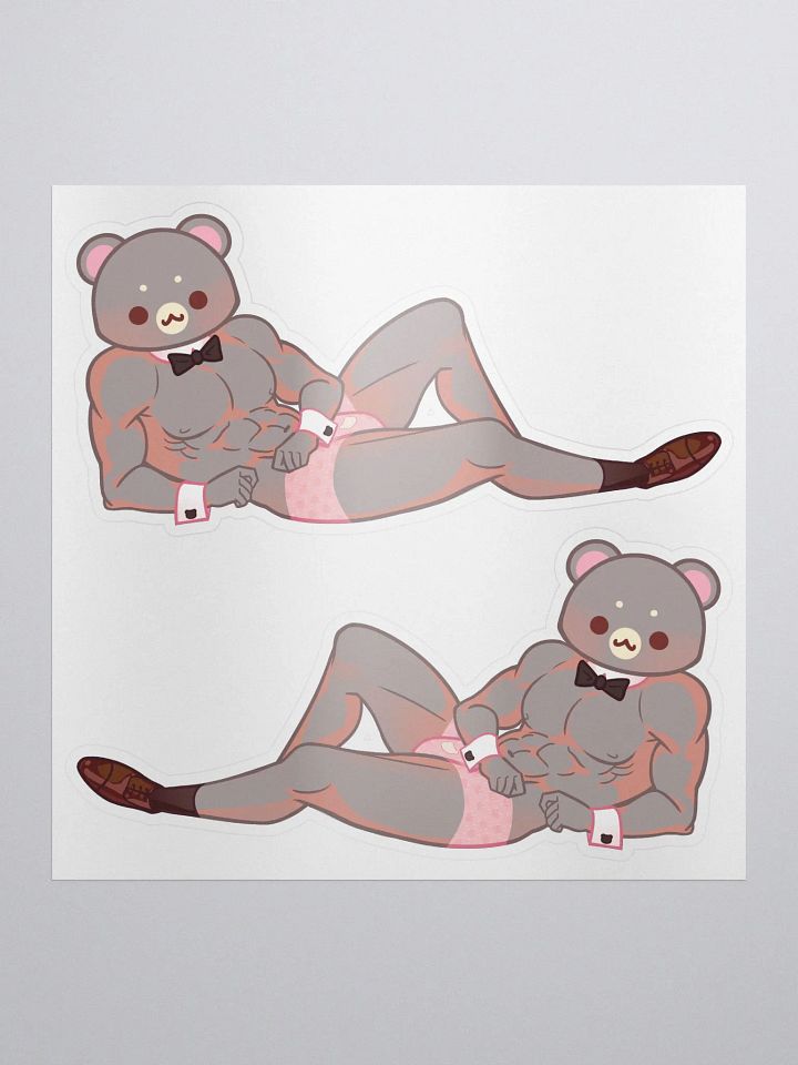 'Fancy Time' kuma Stickers product image (1)