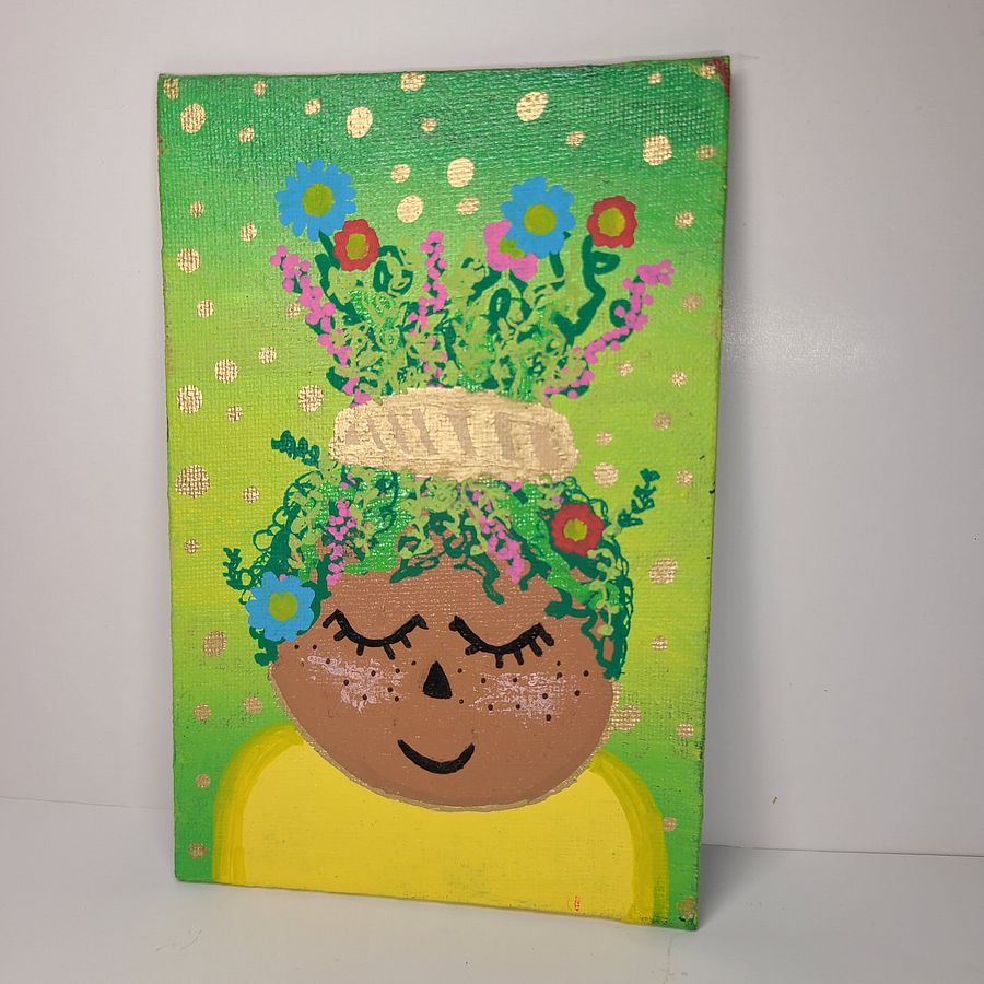 Grow Your Mind 4x6 painting on canvas product image (3)