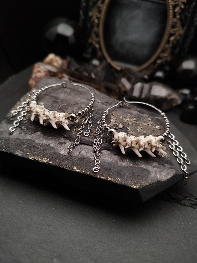 Earrings Bone Vault - Vert Fringe Flow product image (3)