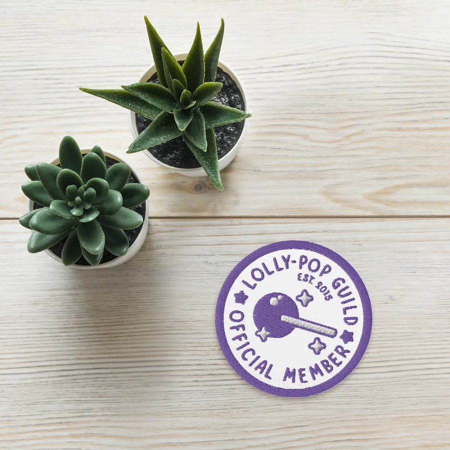 Lolly-Pop Guild Member Patch [White] product image (5)