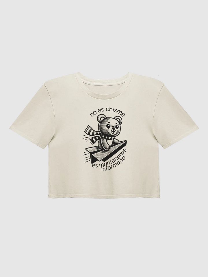 No Es Chisme, Es Mantenerse Informado Crop Top product image (1)