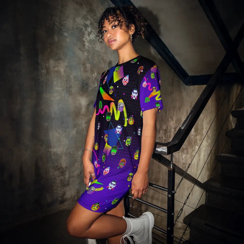 Horror Icons T-Shirt Dress product image (3)