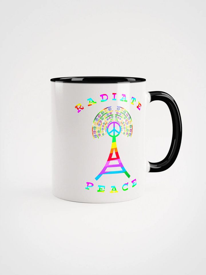 Radiate Peace Accent Mug product image (1)