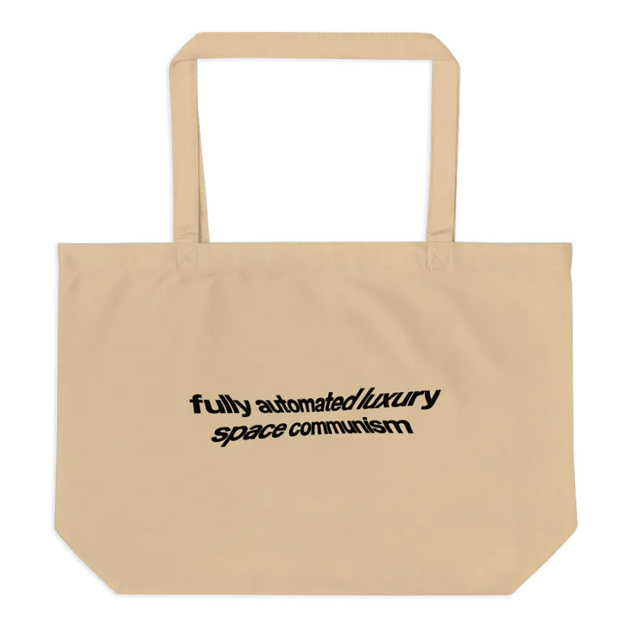 fully automated luxury space communism tote bag - 100% organic cotton product image (6)