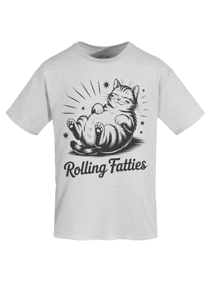 "Rolling Fatties" Chubby Cat T-Shirt product image (4)