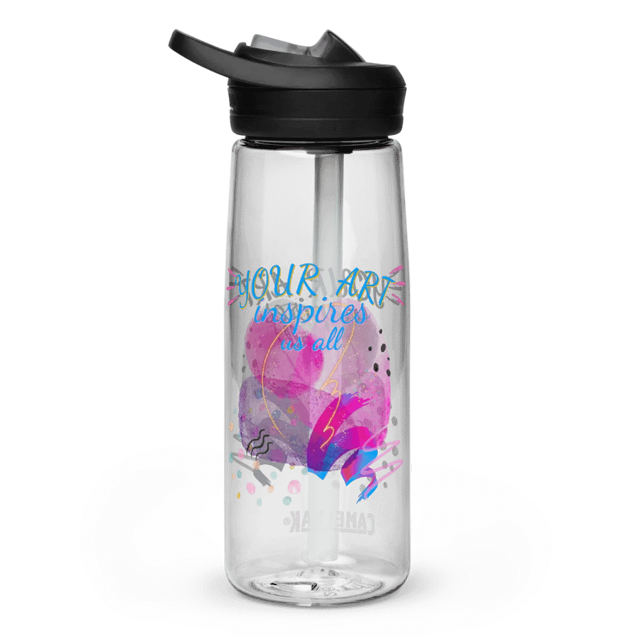 Camelback water bottle with beautiful artistic design 'Your Art inspires us