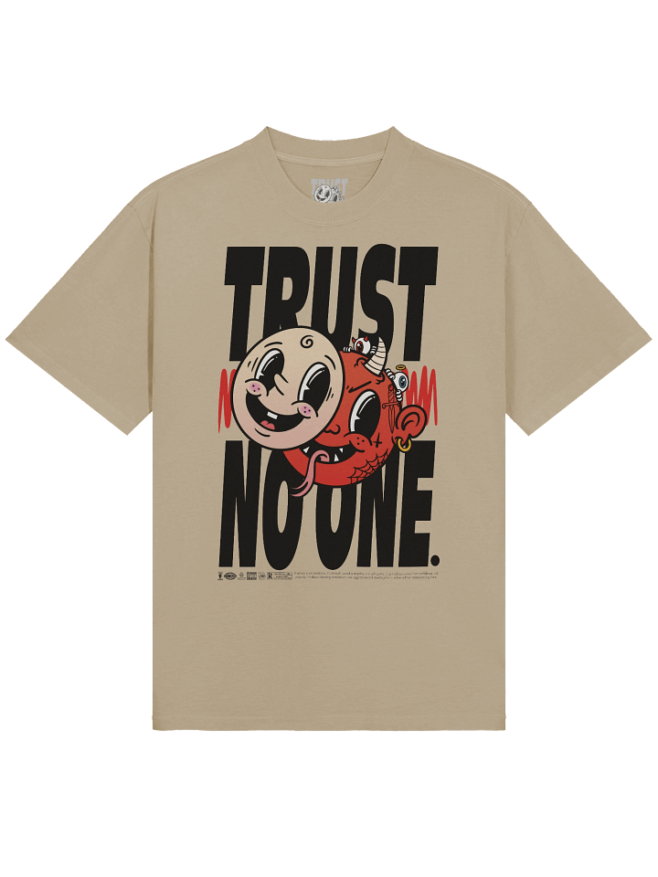 "Trust no one" Oversized Tee product image (1)