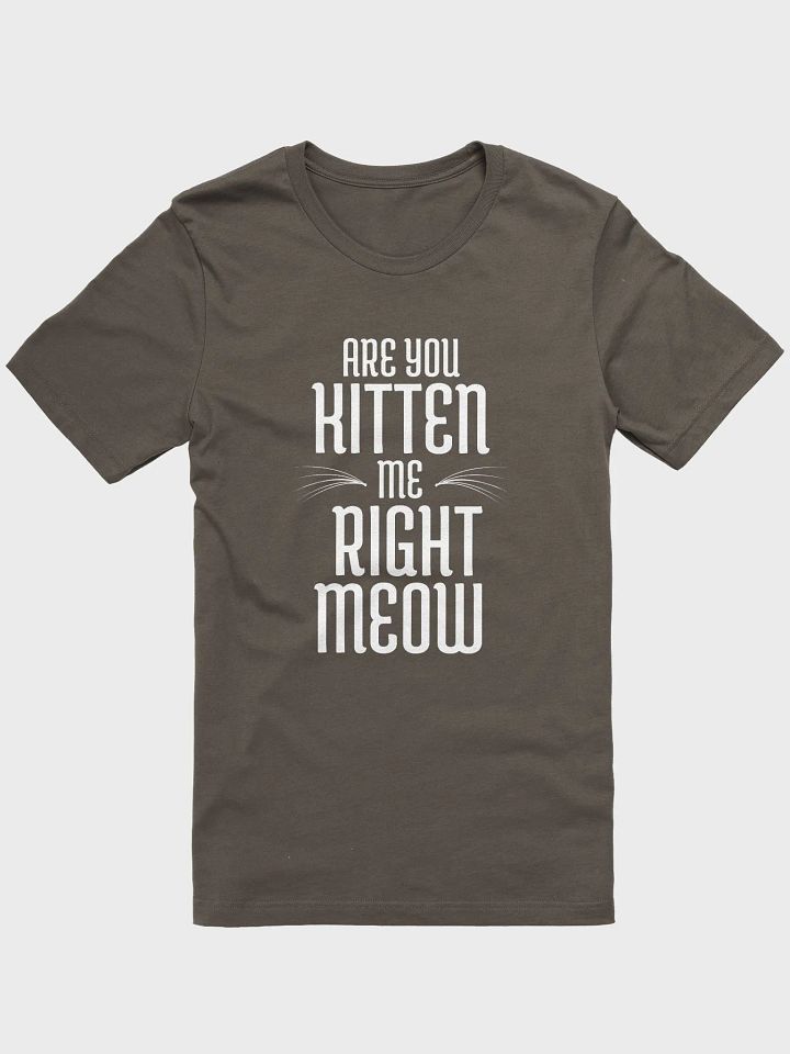 Are You Kitten Me Right Meow Unisex T-Shirt product image (4)