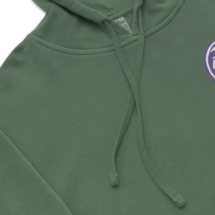 In My Head (L.C. purple bubble design 2) embroidered pigment hoodie product image (19)