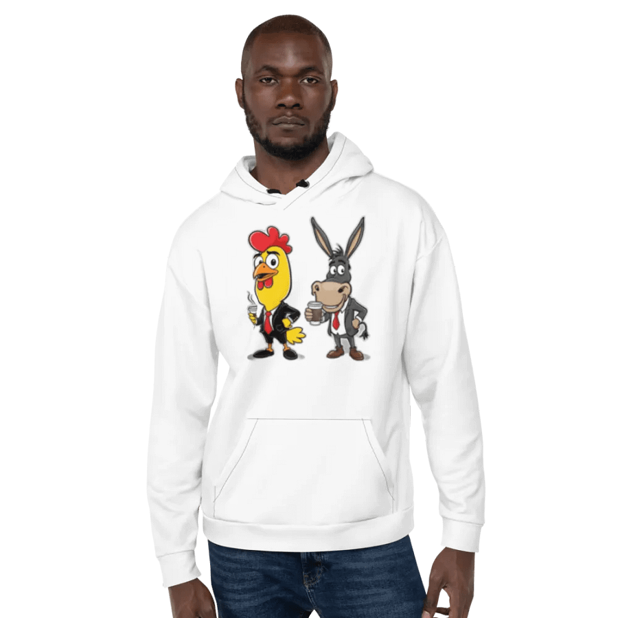 Coffee Break Cartoon Unisex Hoodie product image (6)