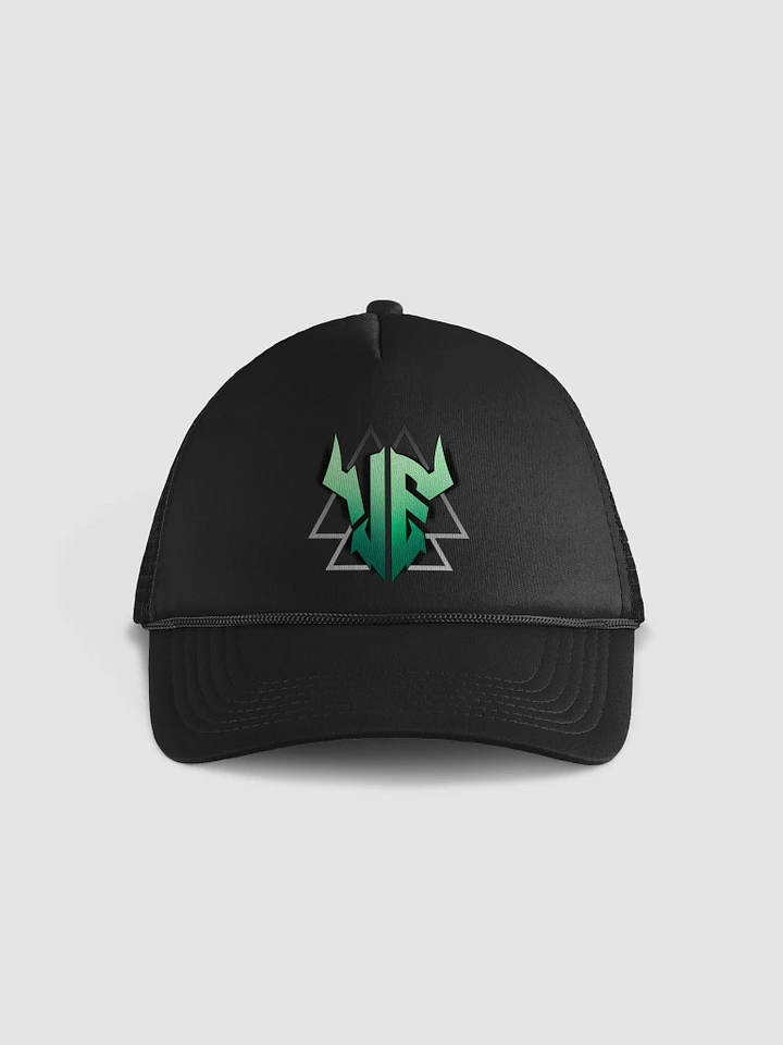 Green VE logo hat product image (2)