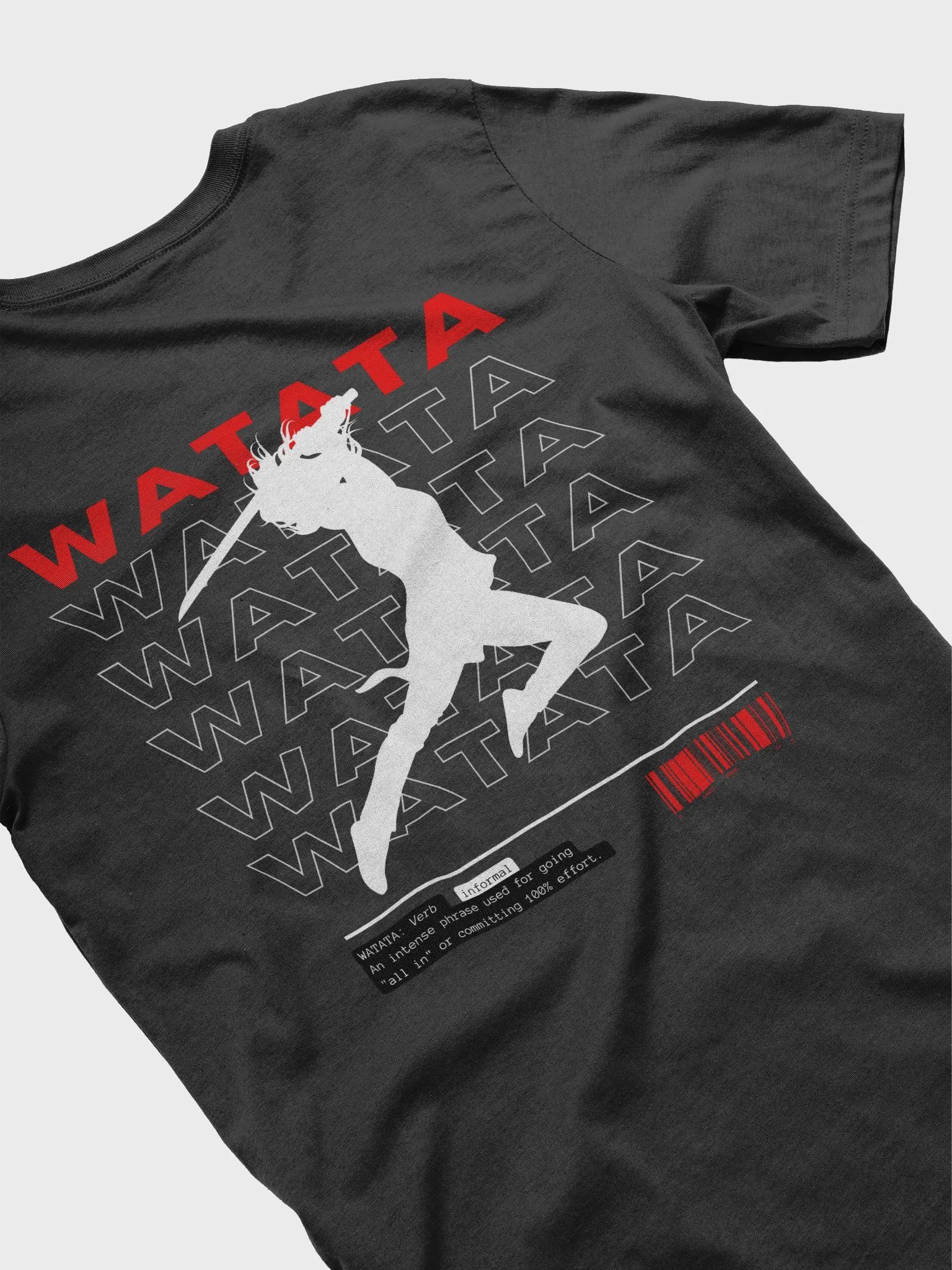 WATATATA TEE Red (Back) product image (26)