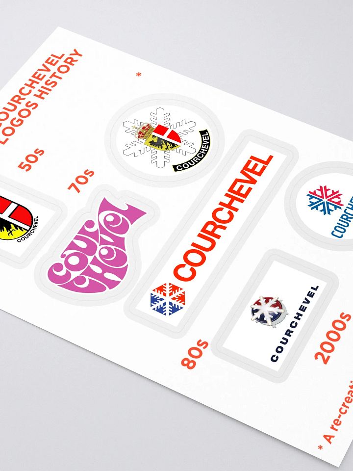 Courchevel stickers product image (2)