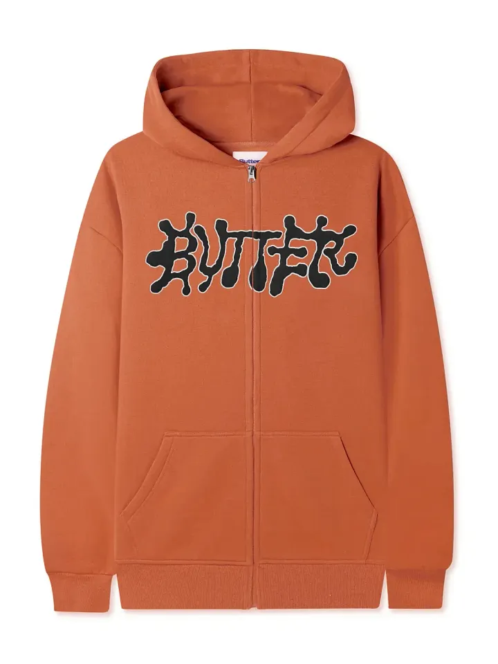 Ink Zip-Thru Hood, Orange product image (1)