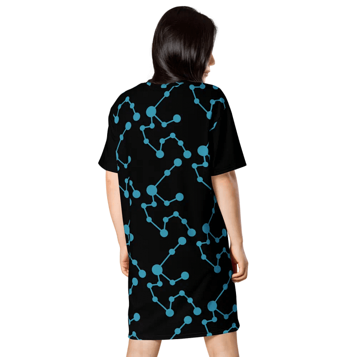 Interconnected Blue Aquarius T-Shirt Dress product image (2)
