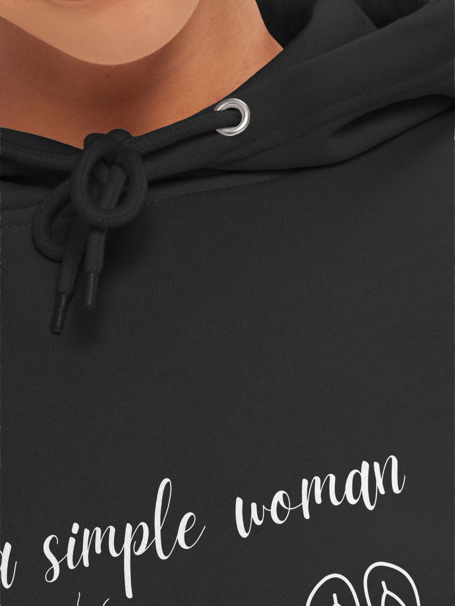Ladies I'm a simple woman hoodie product image (26)