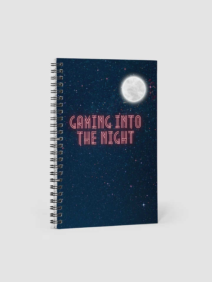 Gaming into the night notebook product image (1)