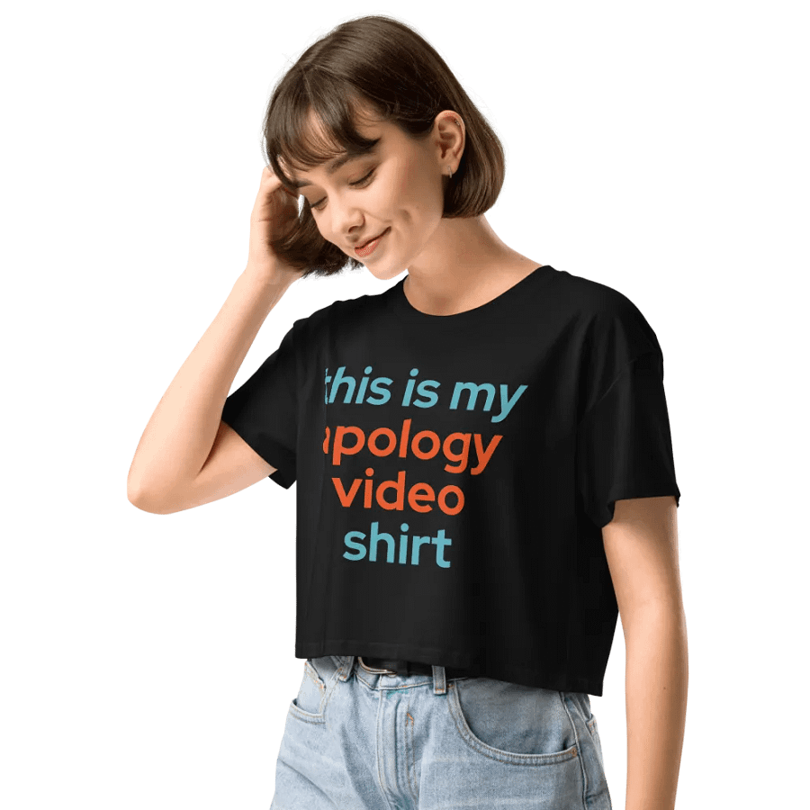 Apology Video Crop Top product image (3)