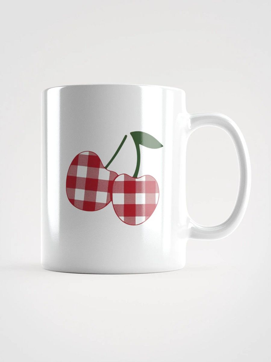 Gingham Cherry Coffee Mug 11oz, 15oz and 20oz product image (1)
