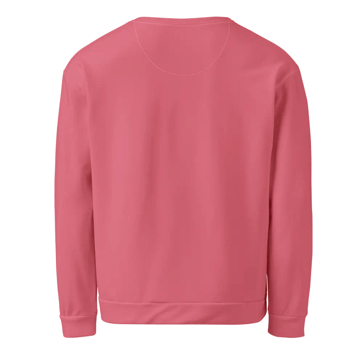 Plain Muted Rosy Pink Light Summer Unisex Recycled Polyester Heavyweight Premium Sweatshirt by Treasure Pie product image (2)